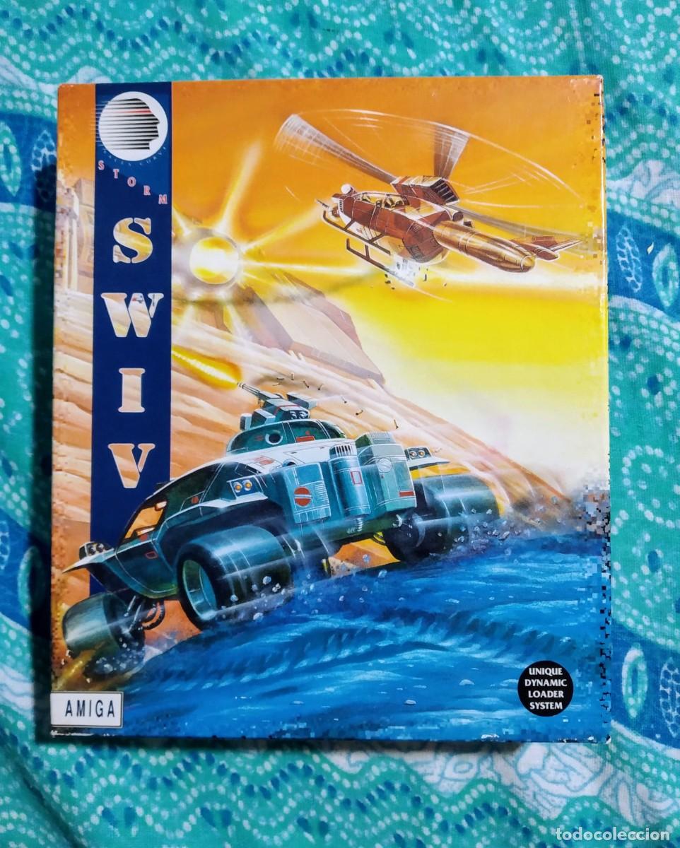 Videojuegos y consolas: SWIV. STORM. COMMODORE AMIGA. &iexcl;PROBADO Y FUNCIONANDO! - Foto 1