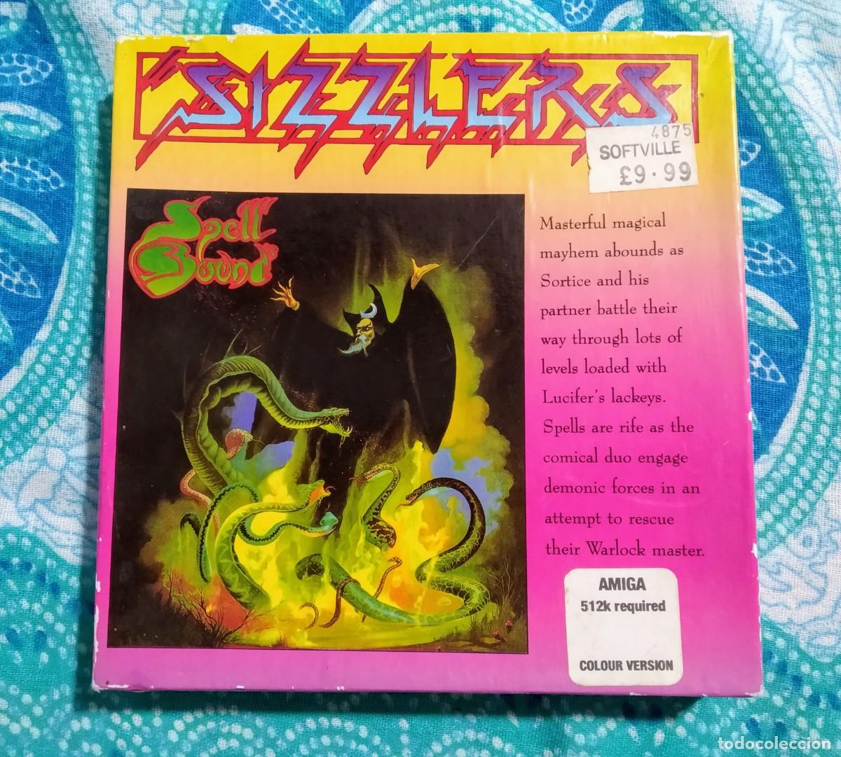 Videojuegos y consolas: SPELL BOUND (SIZZLERS). PSYCLAPSE. COMMODORE AMIGA. &iexcl;PROBADO Y FUNCIONANDO! - Foto 1