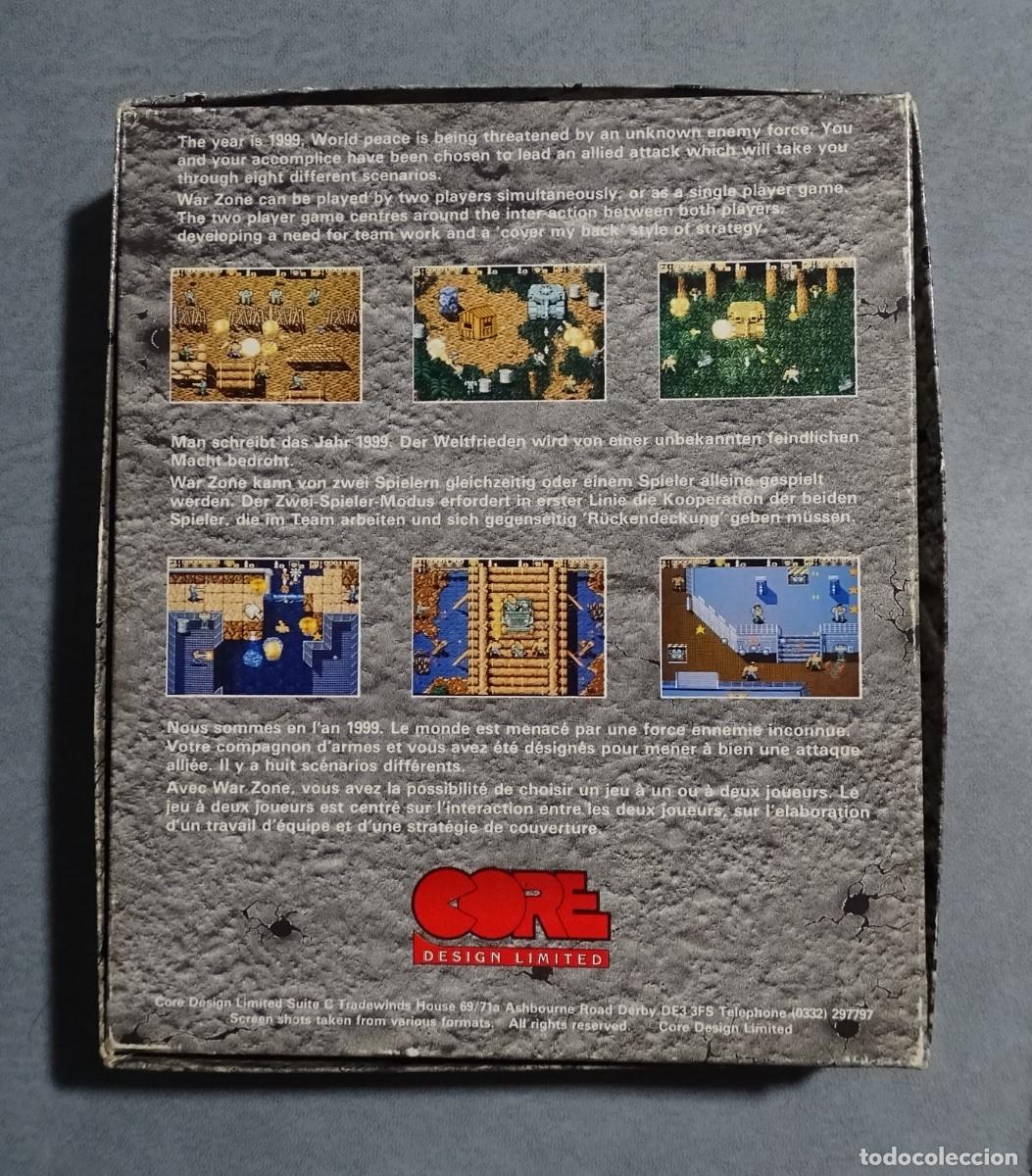 Videojuegos y consolas: WAR ZONE. CORE DESIGN. COMMODORE AMIGA. &iexcl;PROBADO Y FUNCIONANDO! - Foto 2