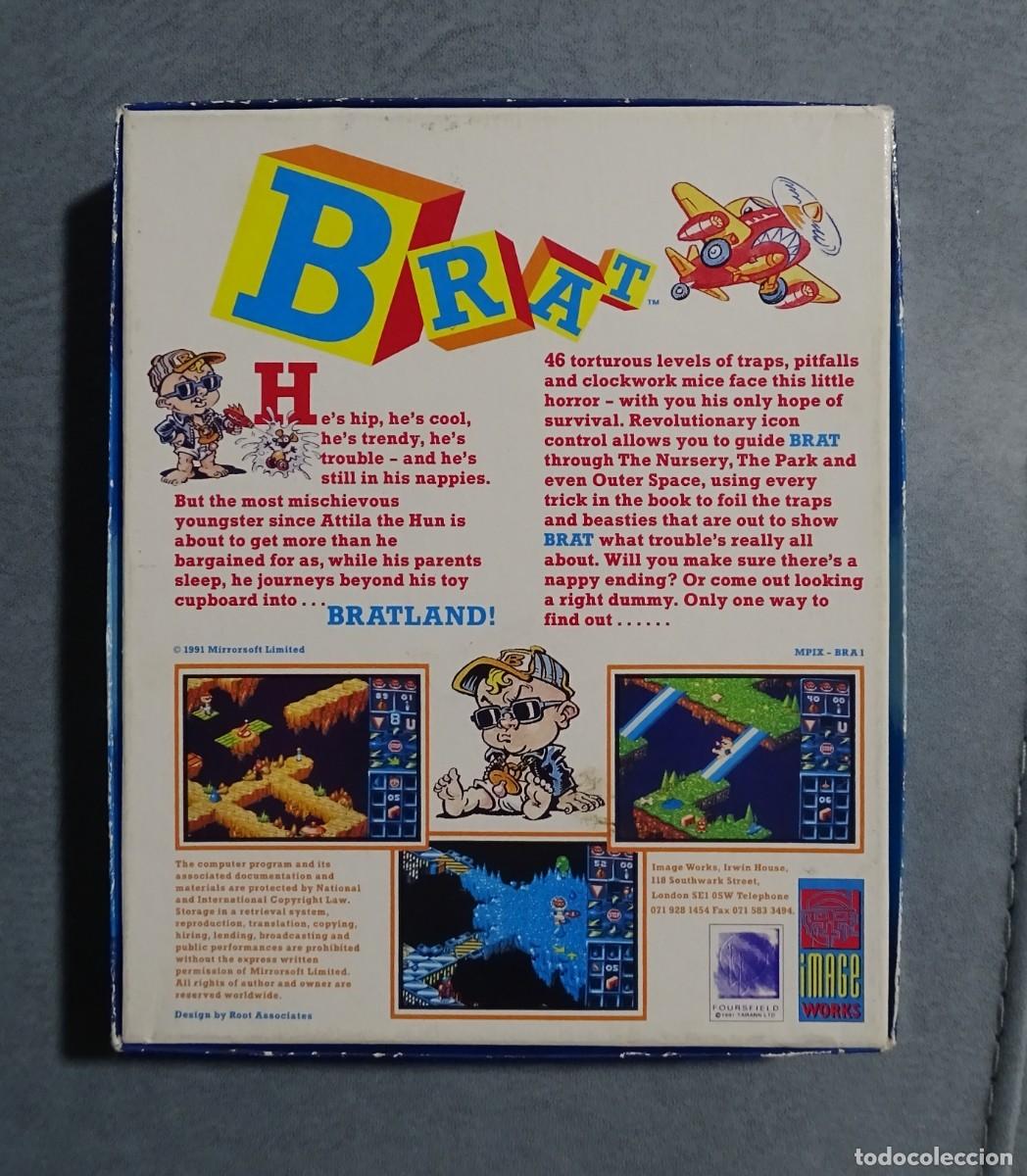 Videojuegos y consolas: BRAT. IMAGE WORKS - MIRRORSOFT. COMMODORE AMIGA. &iexcl;PROBADO Y FUNCIONANDO! - Foto 2