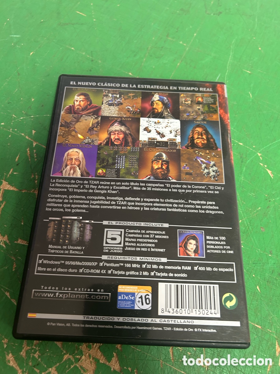 Videojuegos y consolas: TZAR EDICION ORO C D - Foto 2