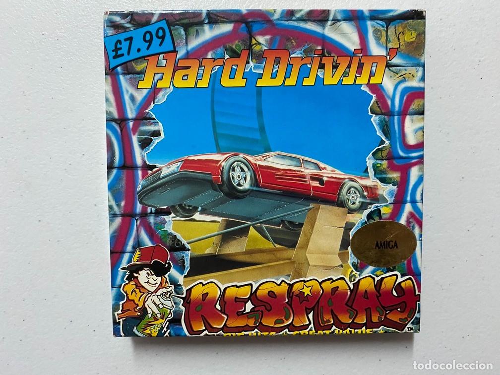 Videojuegos y consolas: Hard Drivin - VIDEOJUEGO COMMODORE AMIGA - Foto 1