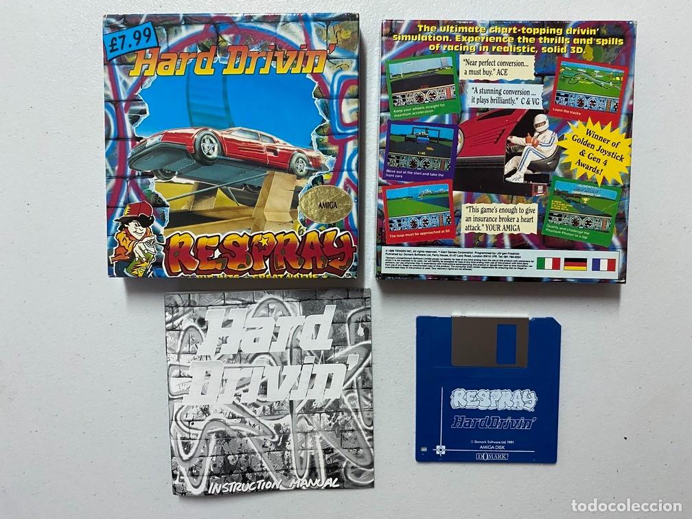 Videojuegos y consolas: Hard Drivin - VIDEOJUEGO COMMODORE AMIGA - Foto 5