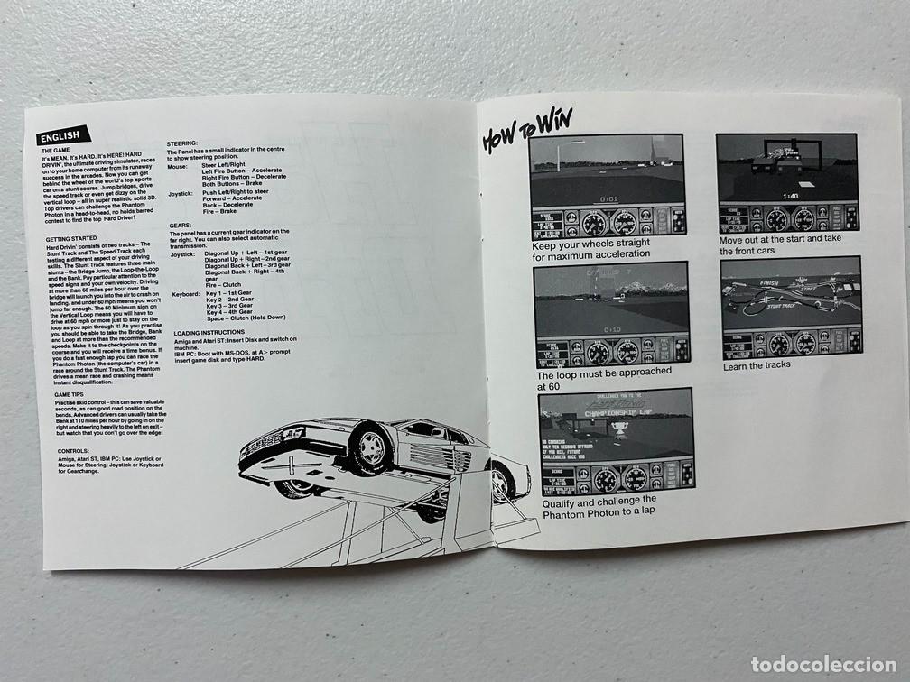 Videojuegos y consolas: Hard Drivin - VIDEOJUEGO COMMODORE AMIGA - Foto 6