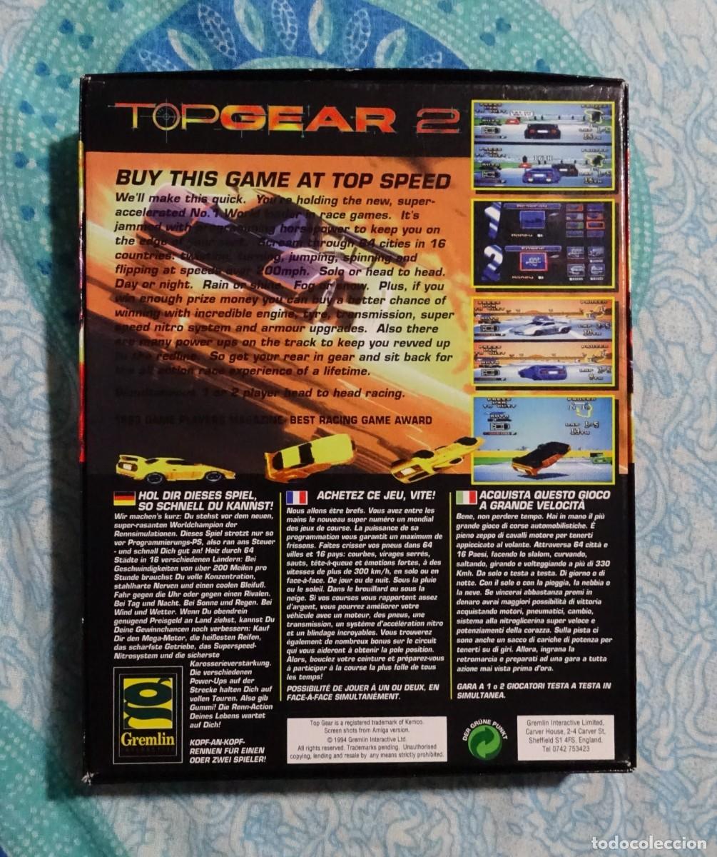 Videojuegos y consolas: TOP GEAR 2 (TOPGEAR 2). GREMLIN INTERACTIVE. COMMODORE AMIGA. &iexcl;FUNCIONANDO! - Foto 2