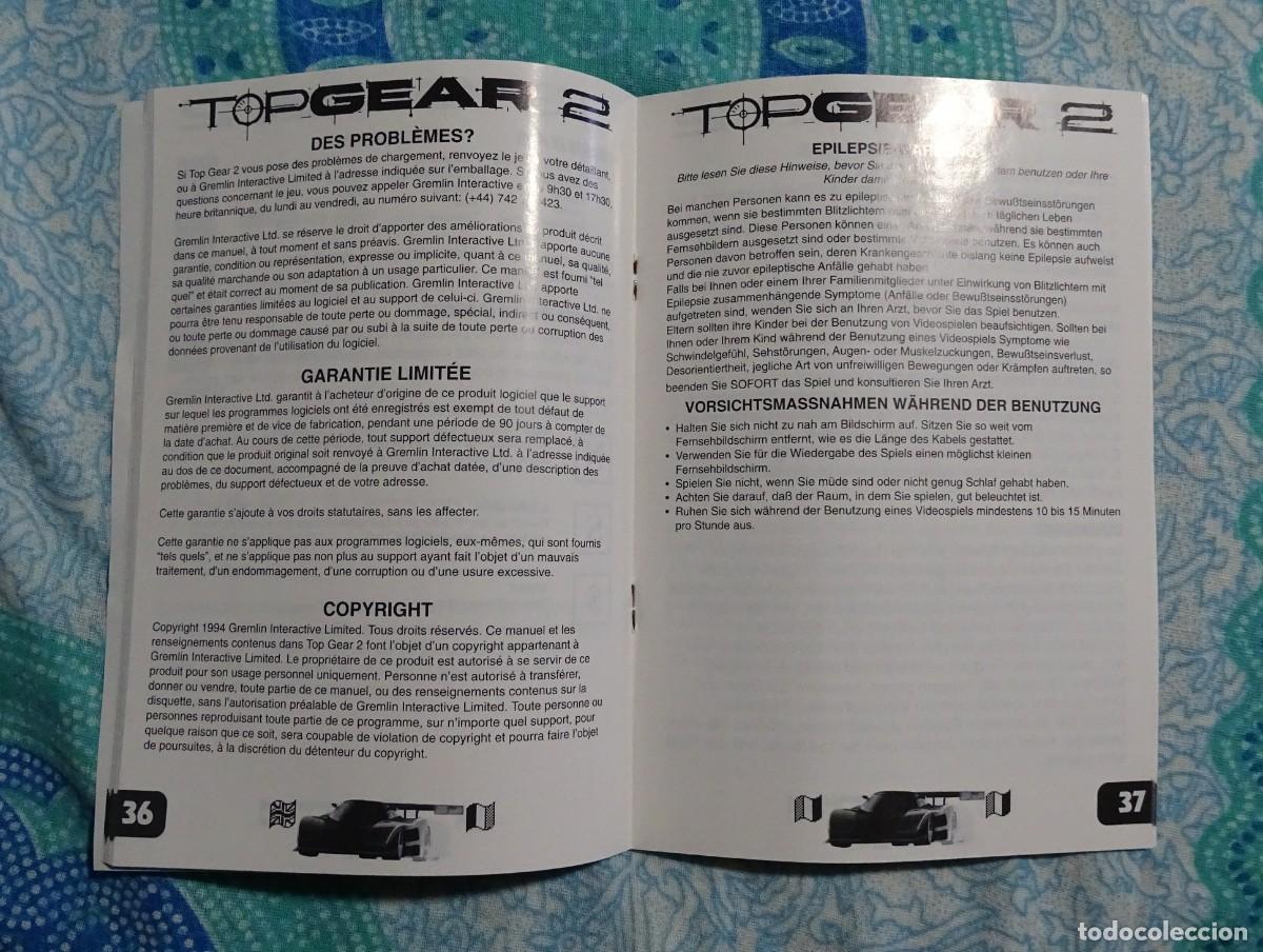 Videojuegos y consolas: TOP GEAR 2 (TOPGEAR 2). GREMLIN INTERACTIVE. COMMODORE AMIGA. &iexcl;FUNCIONANDO! - Foto 13