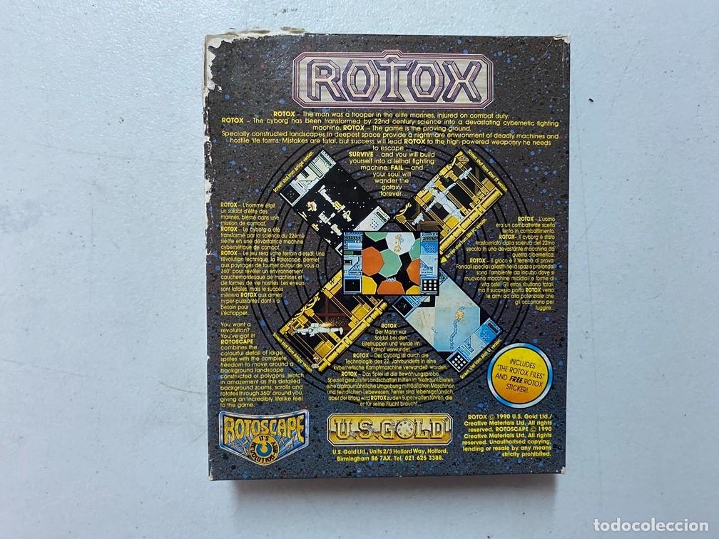 Videojuegos y consolas: ROTOX - VIDEOJUEGO AMIGA - Foto 4