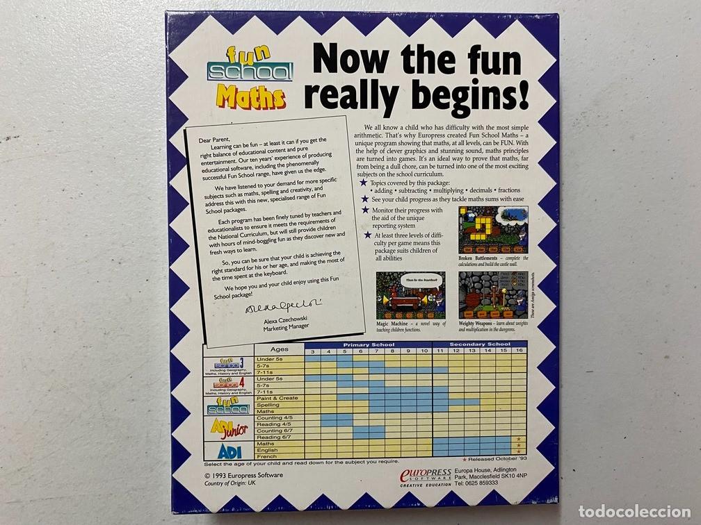 Videojuegos y consolas: FUN SCHOOL MATHS - VIDEOJUEGO AMIGA - Foto 4