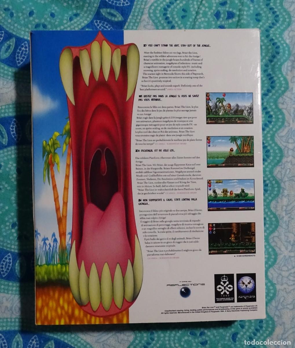 Videojuegos y consolas: BRIAN THE LION. PSYGNOSIS. COMMODORE AMIGA. &iexcl;FUNCIONANDO! - Foto 2