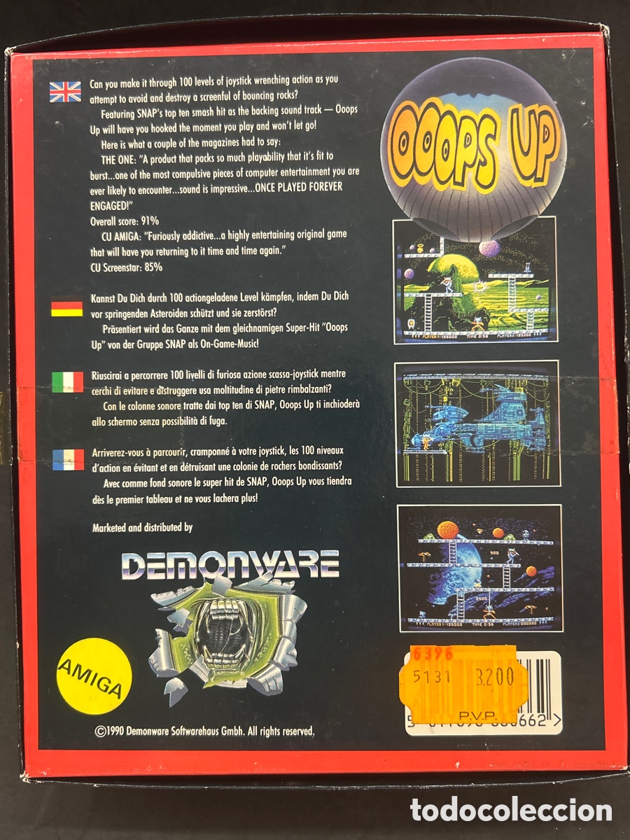 Videojuegos y consolas: Amiga Demonware OOOPS UP - Foto 3