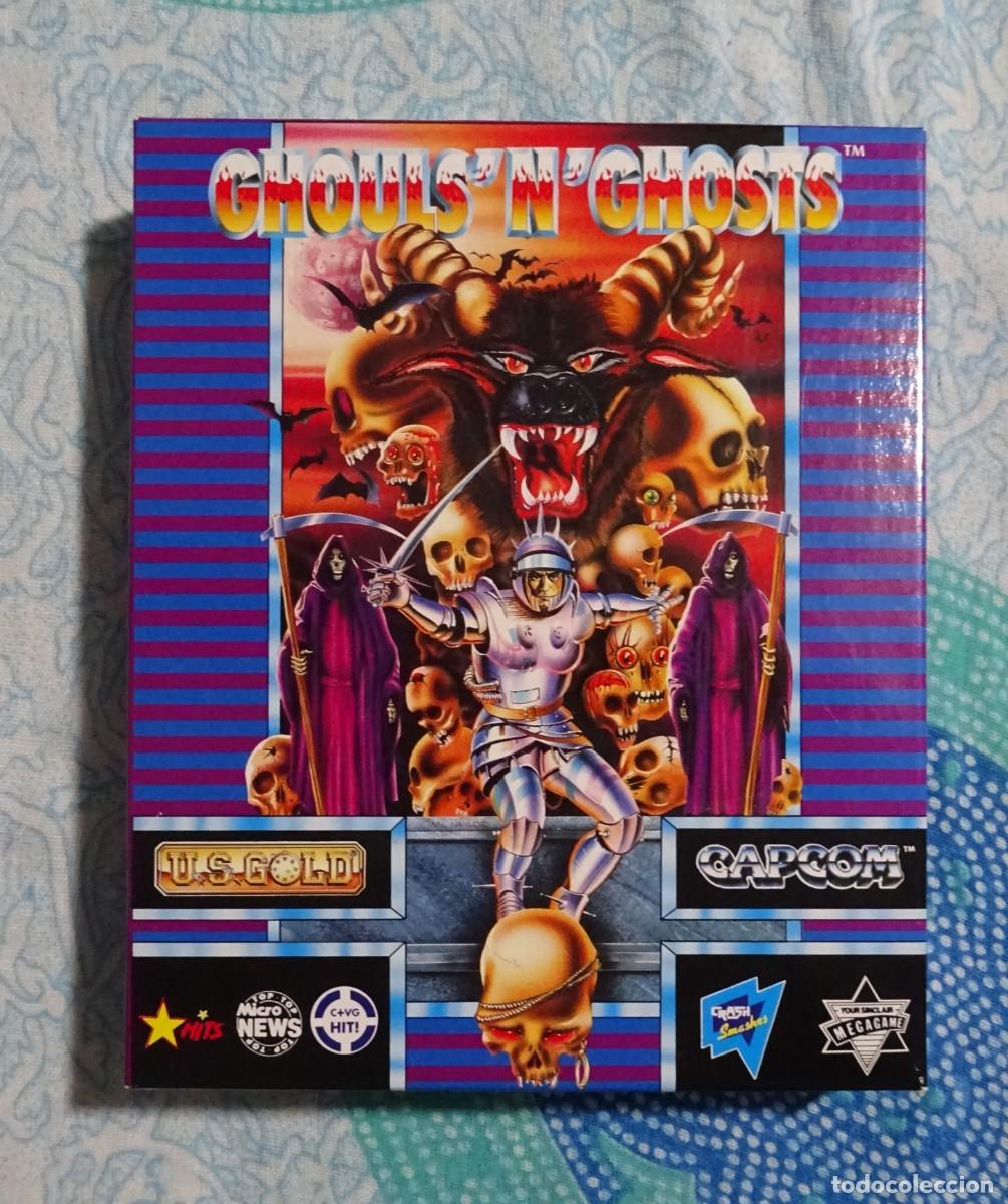 Videojuegos y consolas: GHOULSN GHOSTS. CAPCOM. COMMODORE AMIGA. &iexcl;FUNCIONANDO! - Foto 1