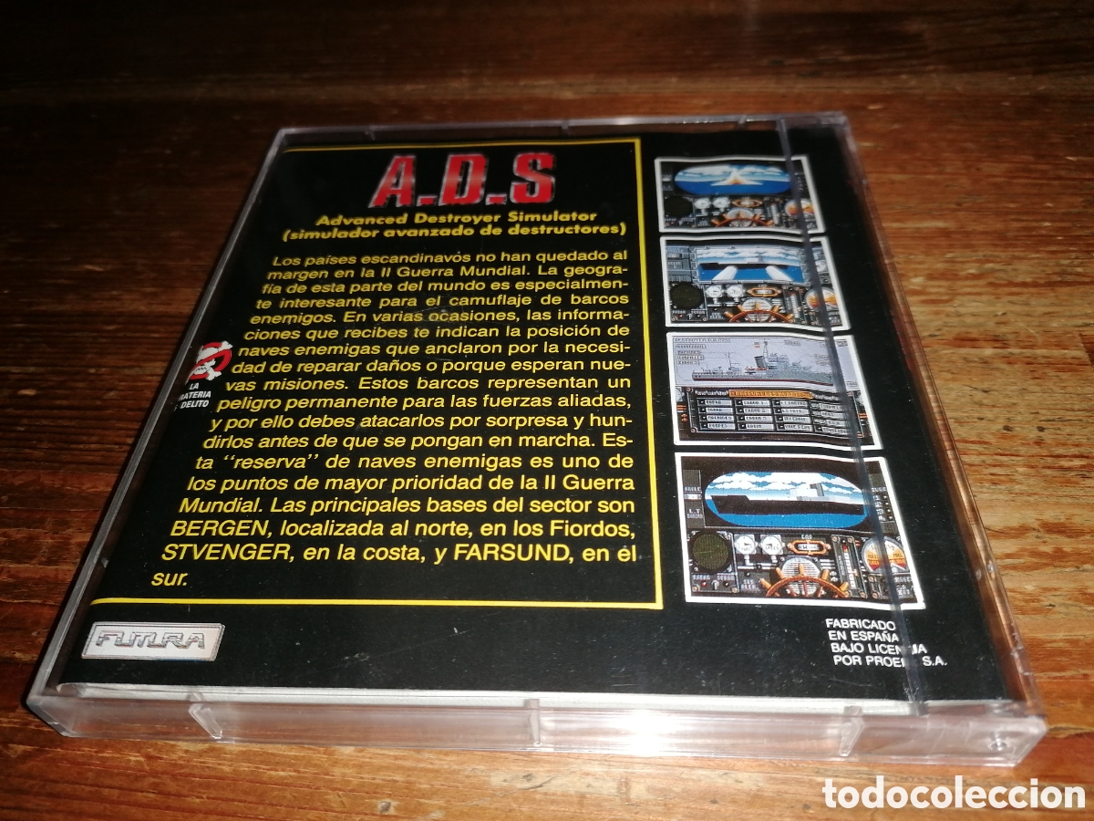 Videojuegos y consolas: A.D.S. (ADVANCE DESTROYER SIMULATOR) - Amiga - Foto 2