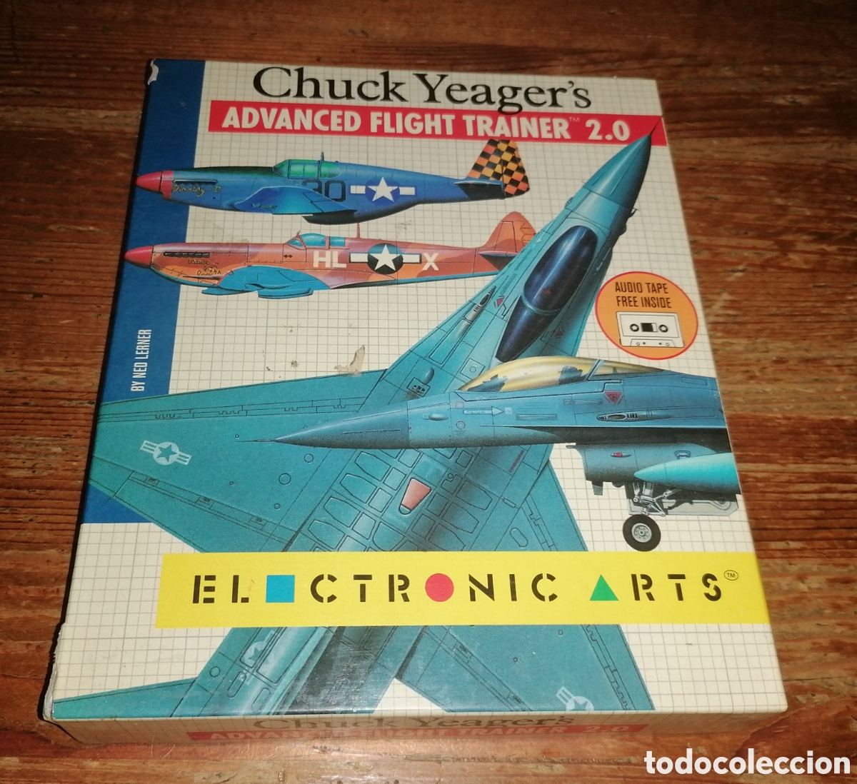 Videojuegos y consolas: ADVANCED FLIGHT TRAINER 2.0 - Chuck Yeagers - Amiga - Foto 1