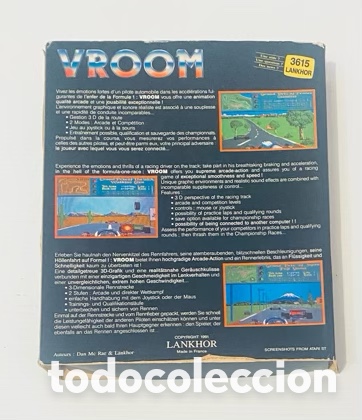 Videojuegos y consolas: Vroom [Lankhor] 1991 [Commodore Amiga] - Foto 2