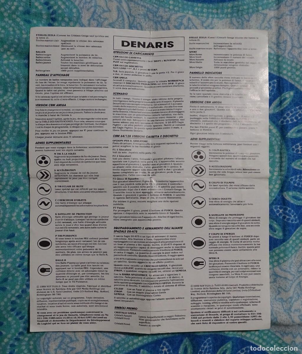 Videojuegos y consolas: DENARIS. RAINBOW ARTS - FACTOR 5. COMMODORE AMIGA. &iexcl;FUNCIONANDO! - Foto 10