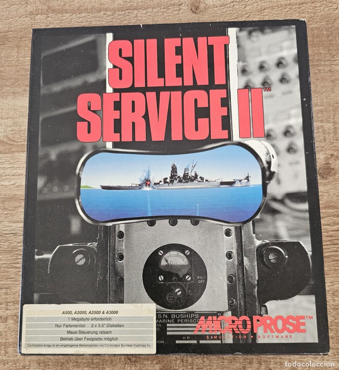 Videojuegos y consolas: COMMODORE AMIGA - SILENT SERVICE II - DISCO 3,5 - Foto 1