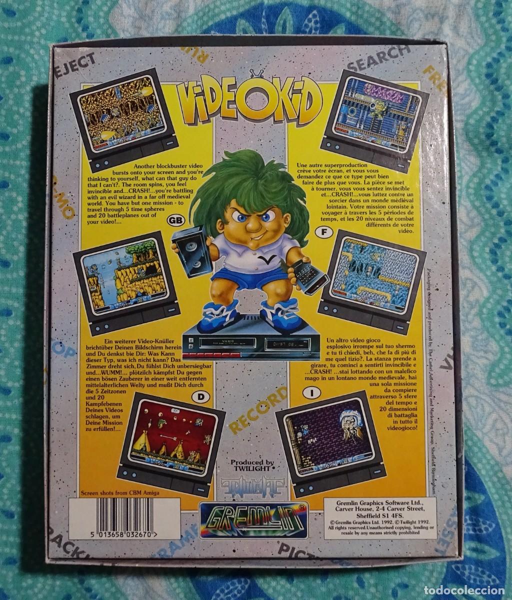 Videojuegos y consolas: VIDEO KID (VIDEOKID). GREMLIN GRAPHICS. COMMODORE AMIGA. &iexcl;FUNCIONANDO! - Foto 2