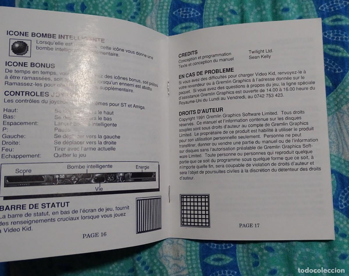 Videojuegos y consolas: VIDEO KID (VIDEOKID). GREMLIN GRAPHICS. COMMODORE AMIGA. &iexcl;FUNCIONANDO! - Foto 13