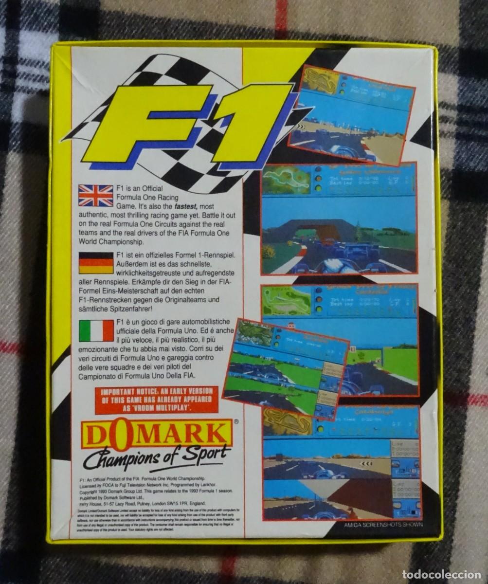 Videojuegos y consolas: F1 FORMULA 1 WORLD CHAMPIONSHIP. DOMARK. COMMODORE AMIGA. &iexcl;FUNCIONANDO! - Foto 2