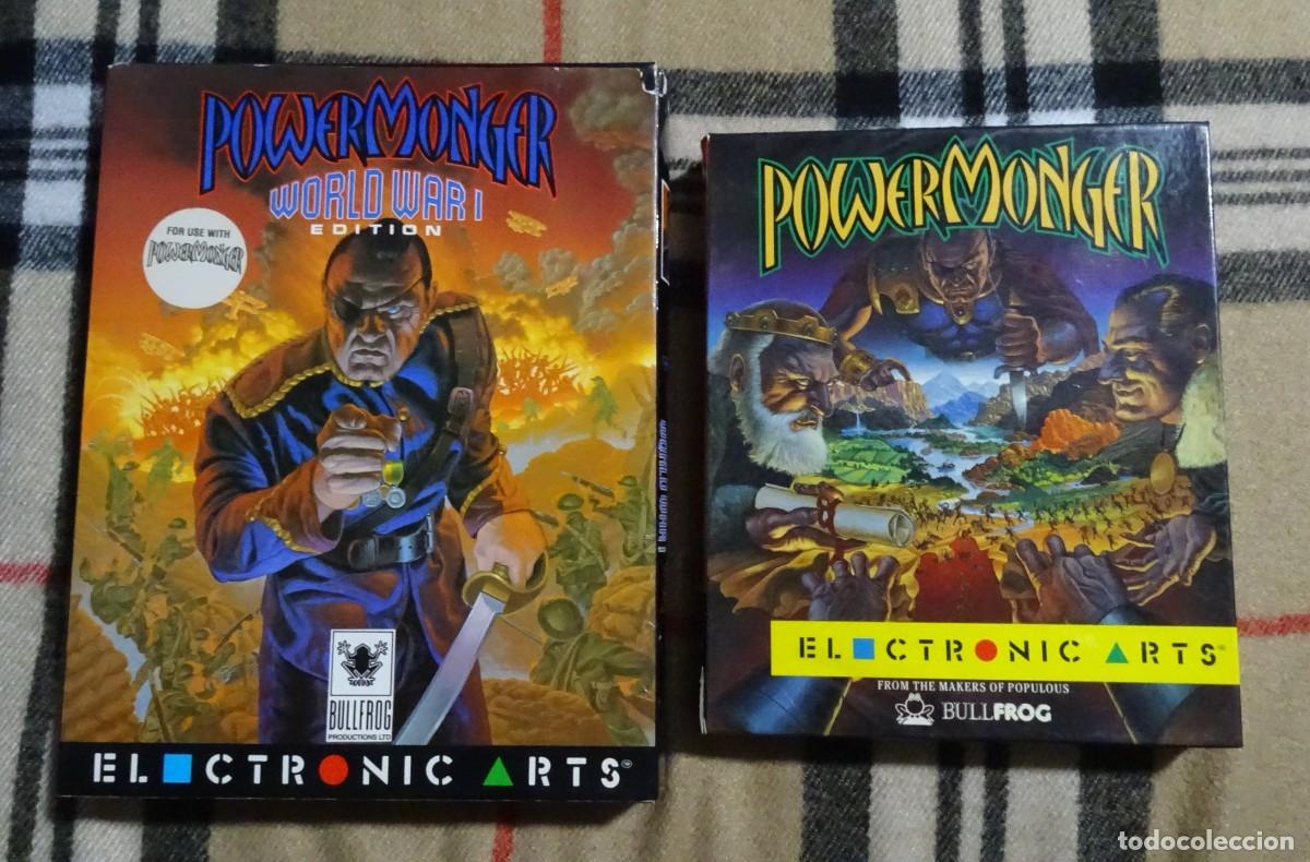 Videojuegos y consolas: POWERMONGER + POWERMONGER: WORLD WAR 1 EDITION. ELECTRONIC ARTS. COMMODORE AMIGA. &iexcl;FUNCIONANDO! - Foto 1