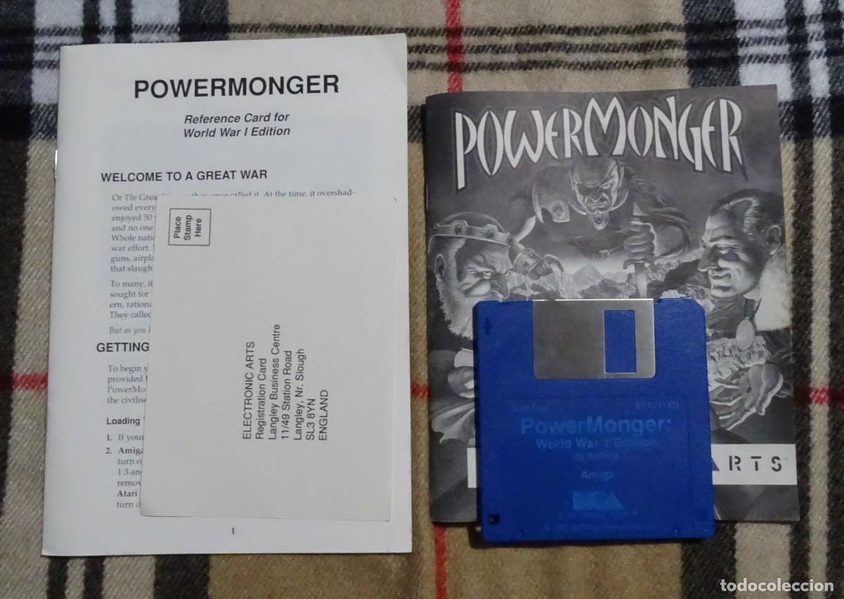 Videojuegos y consolas: POWERMONGER + POWERMONGER: WORLD WAR 1 EDITION. ELECTRONIC ARTS. COMMODORE AMIGA. &iexcl;FUNCIONANDO! - Foto 8