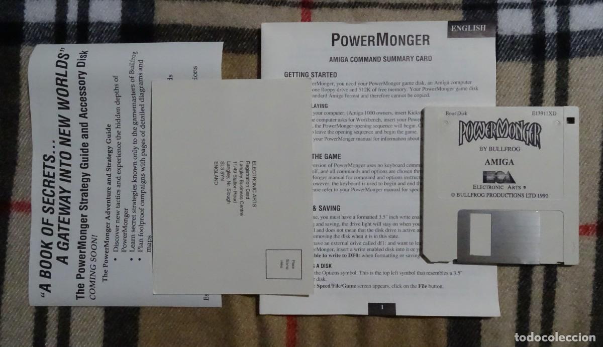 Videojuegos y consolas: POWERMONGER + POWERMONGER: WORLD WAR 1 EDITION. ELECTRONIC ARTS. COMMODORE AMIGA. &iexcl;FUNCIONANDO! - Foto 12