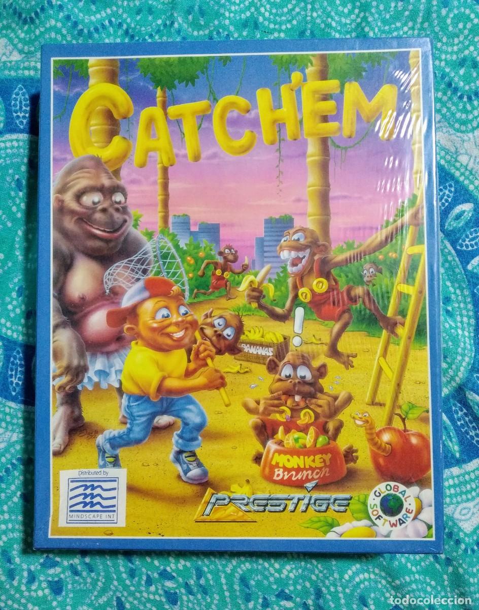 Videojuegos y consolas: CATCHEM. GLOBAL SOFTWARE. COMMODORE AMIGA. &iexcl;NUEVO Y PRECINTADO! - Foto 1