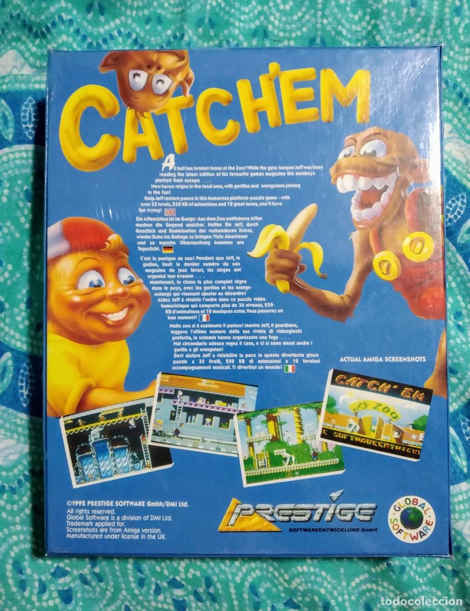 Videojuegos y consolas: CATCHEM. GLOBAL SOFTWARE. COMMODORE AMIGA. &iexcl;NUEVO Y PRECINTADO! - Foto 2