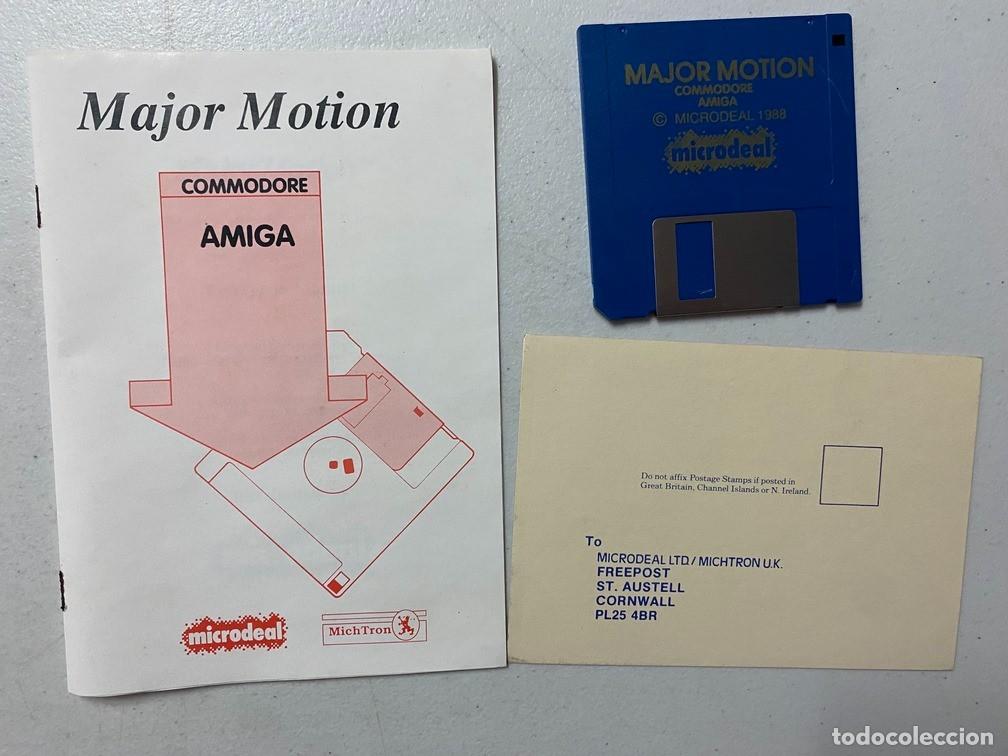Videojuegos y consolas: Major Motion - VIDEOJUEGO COMMODORE AMIGA - Foto 6