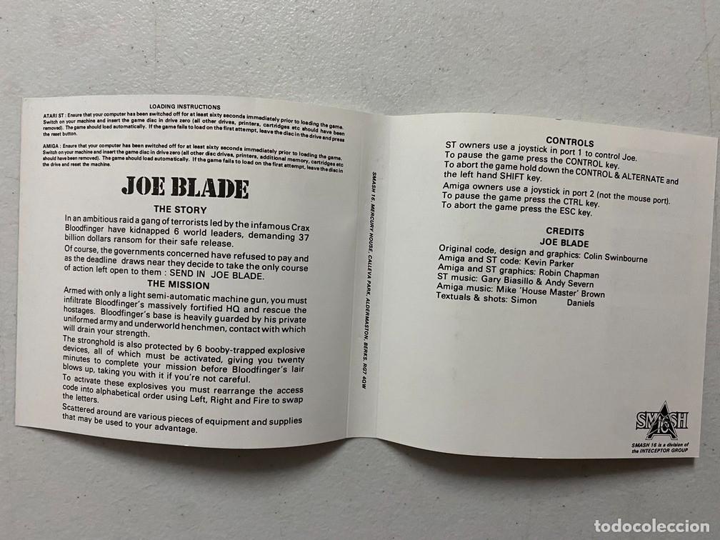 Videojuegos y consolas: JOE BLADE - AMIGA VIDEOJUEGO - Foto 5