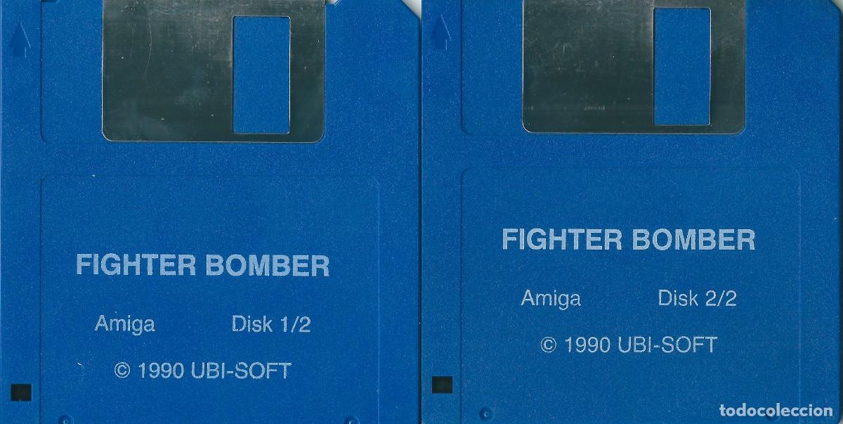Videojuegos y consolas: FIGHTER BOMBER UBI SOFT ACTIVISION STRIKE ACES FLIGHT SIMULATOR PILOT AVION COMMODORE AMIGA DISKETTE - Foto 1