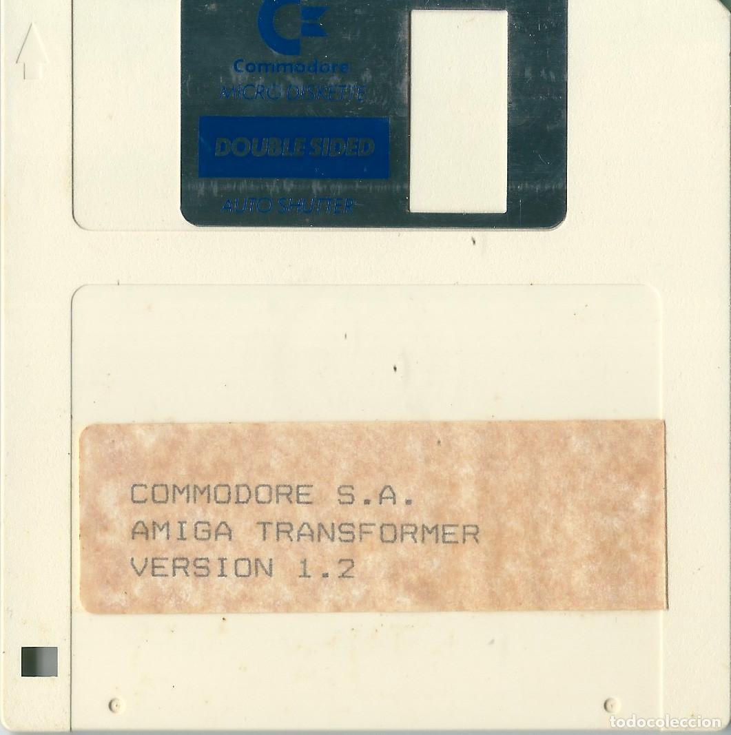 Videojuegos y consolas: AMIGA TRANSFORMER VERSION 1.2 COMMODORE S.A. PROGRAMA ORIGINAL AMIGA 500 1000 2000 MICRO DISKETTE 3&frac12; - Foto 1