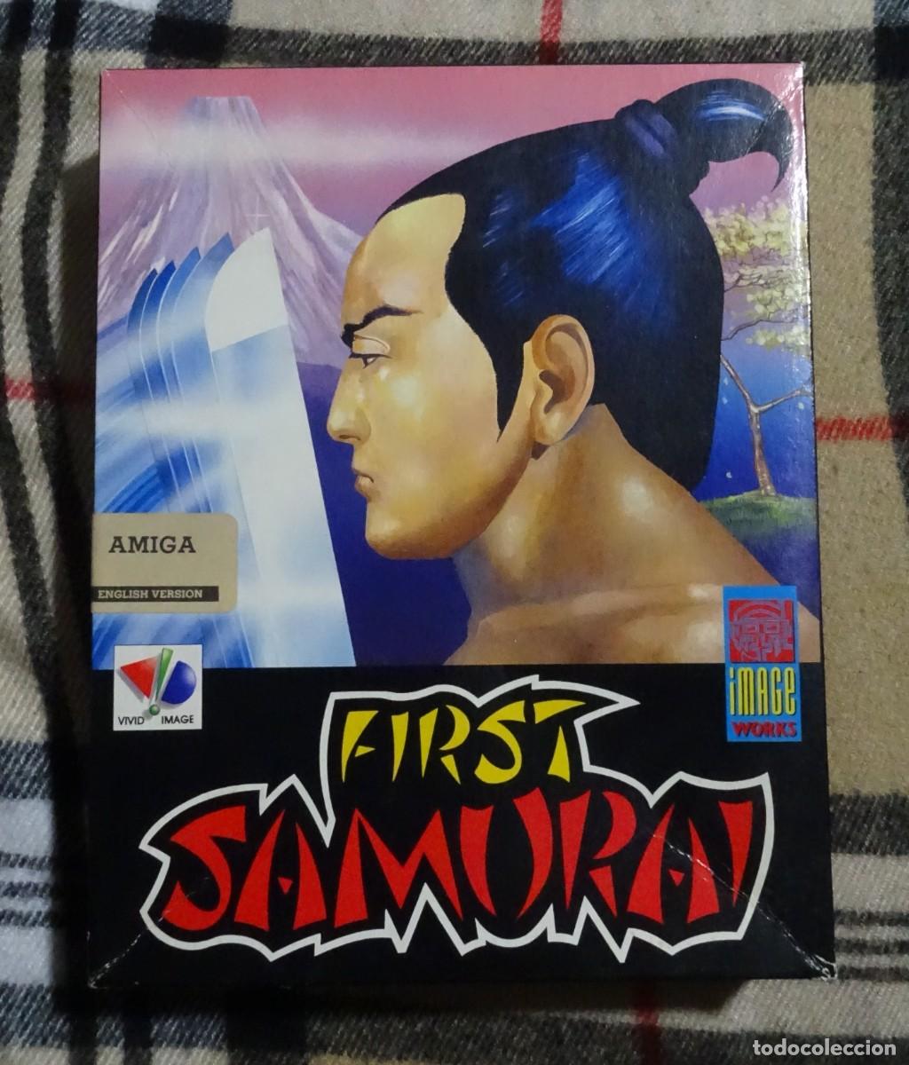 Videojuegos y consolas: THE FIRST SAMURAI (INCLUYE POSTER). VIVID IMAGE. COMMODORE AMIGA. &iexcl;FUNCIONANDO! - Foto 1