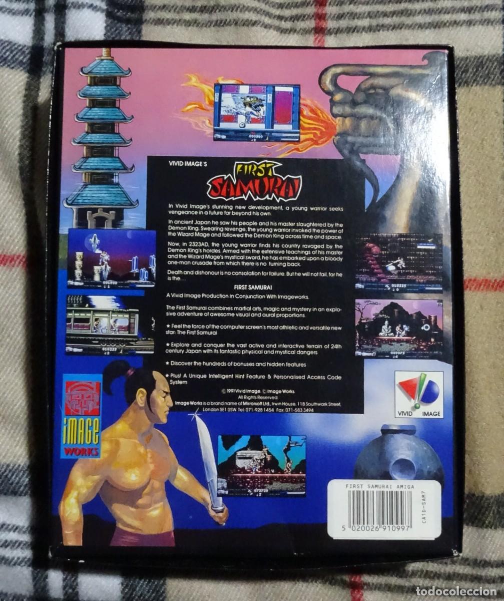 Videojuegos y consolas: THE FIRST SAMURAI (INCLUYE POSTER). VIVID IMAGE. COMMODORE AMIGA. &iexcl;FUNCIONANDO! - Foto 3