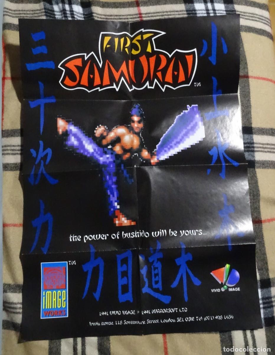 Videojuegos y consolas: THE FIRST SAMURAI (INCLUYE POSTER). VIVID IMAGE. COMMODORE AMIGA. &iexcl;FUNCIONANDO! - Foto 14