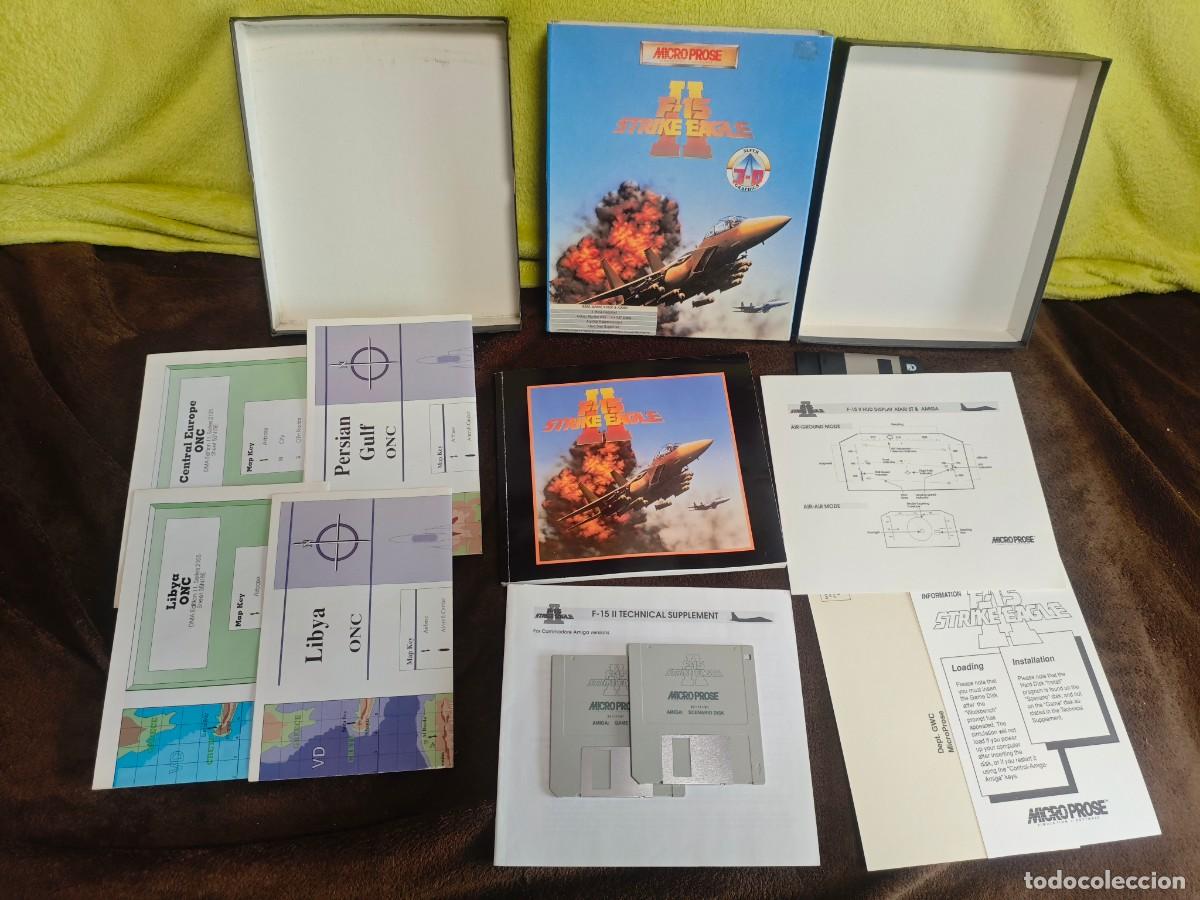 Videojuegos y consolas: Commodore Amiga - F15 Strike Eagle 2 - Foto 1
