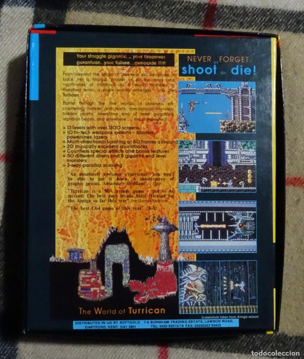 Videojuegos y consolas: TURRICAN. RAINBOW ARTS. COMMODORE AMIGA. &iexcl;FUNCIONANDO! - Foto 2