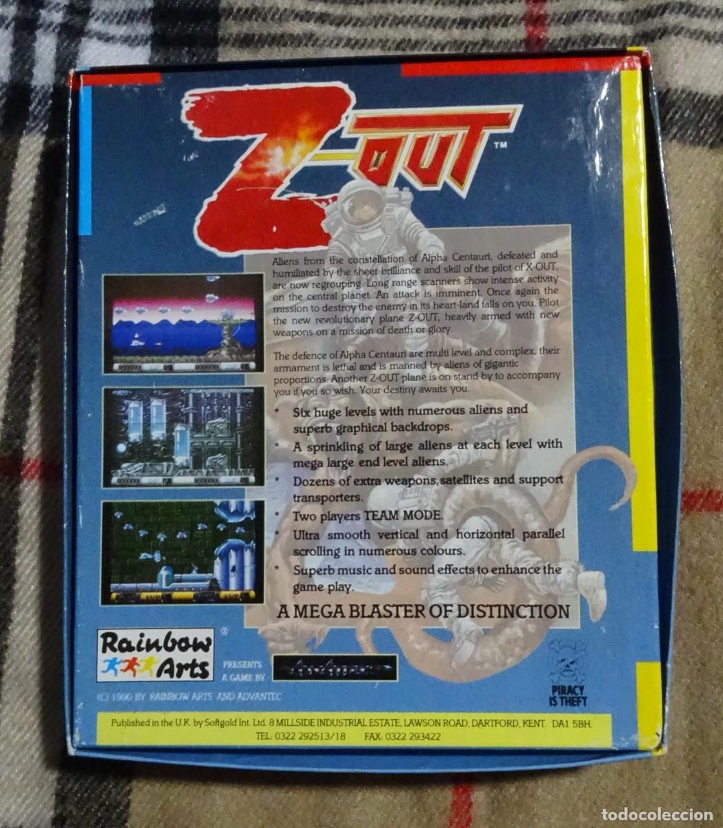 Videojuegos y consolas: Z-OUT. RAINBOW ARTS. COMMODORE AMIGA. &iexcl;FUNCIONANDO! - Foto 2