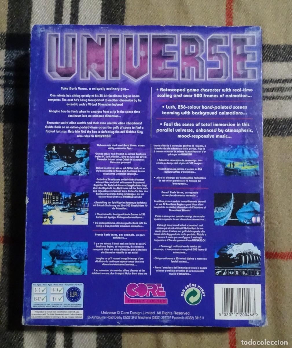 Videojuegos y consolas: UNIVERSE. CORE DESIGN. COMMODORE AMIGA. &iexcl;FUNCIONANDO! - Foto 3