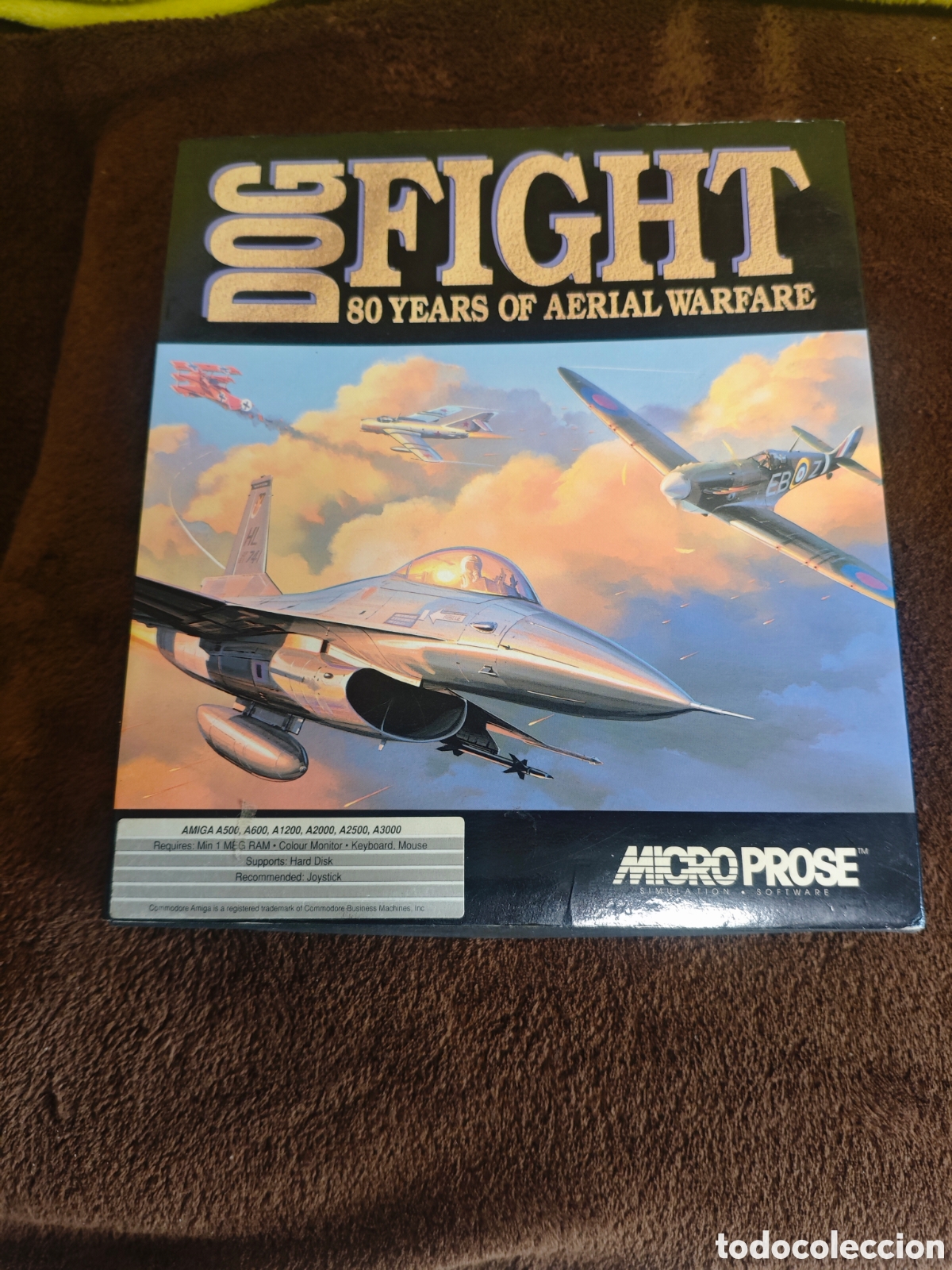 Videojuegos y consolas: Microprose Dog Fight Commodore Amiga - Foto 2