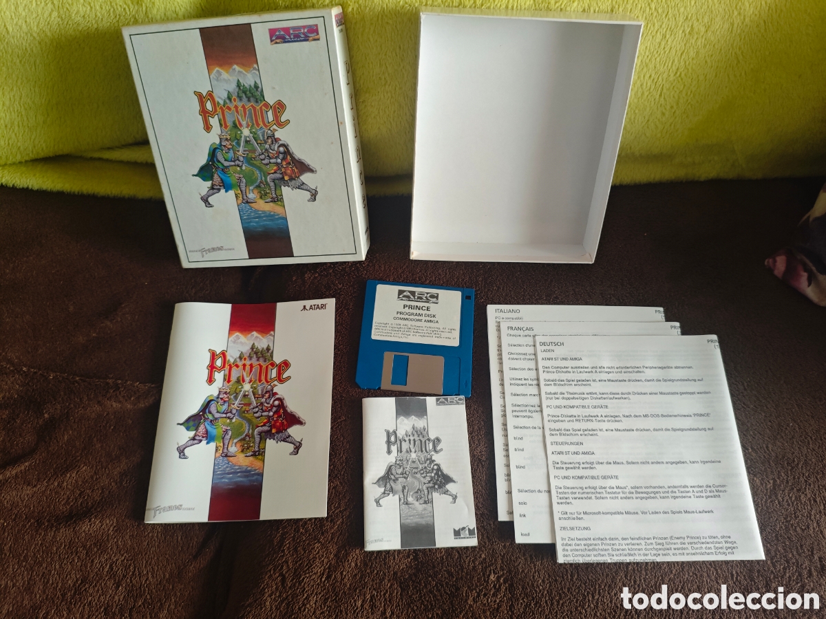 Videojuegos y consolas: Juego Prince Amiga 1989 Atari - Foto 1