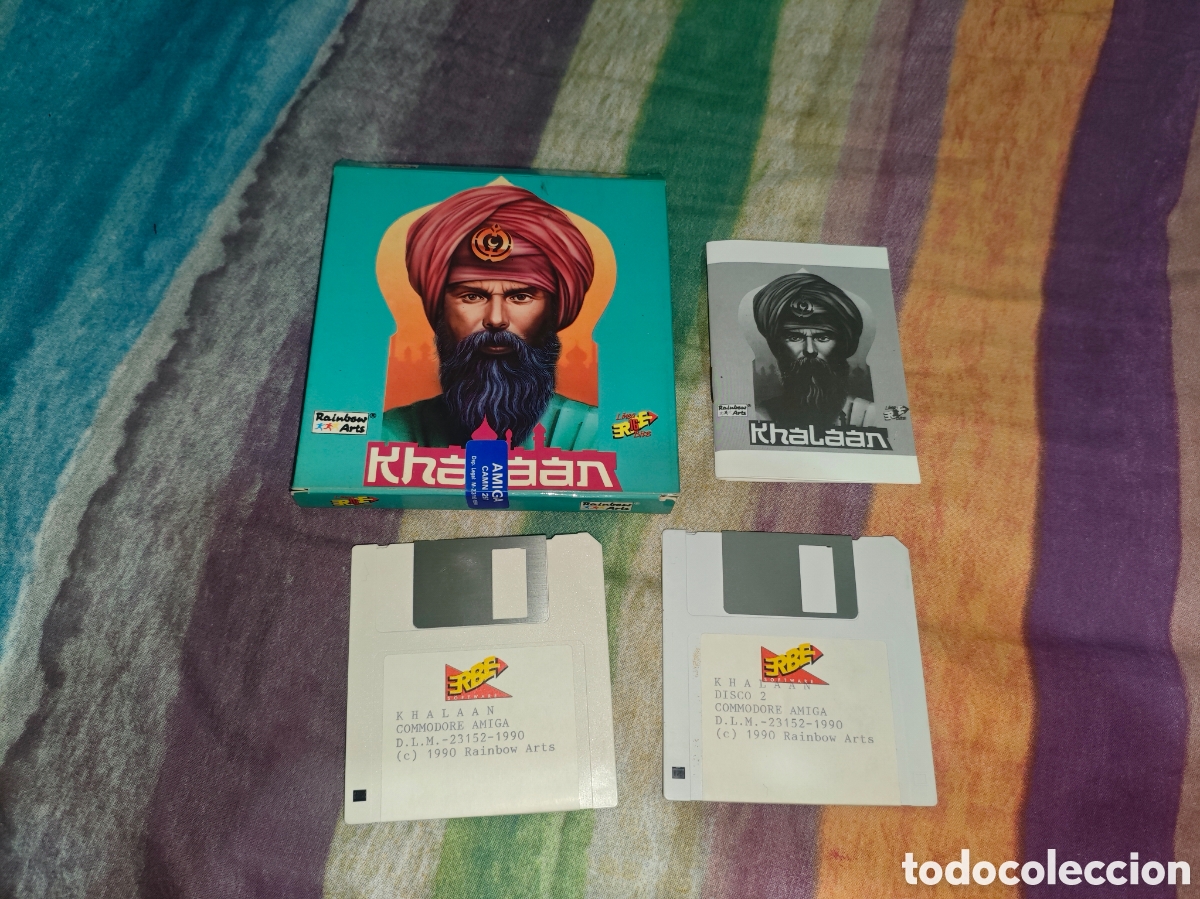 Videojuegos y consolas: Khalaan Commodore Amiga Rainbow Arts - Foto 1