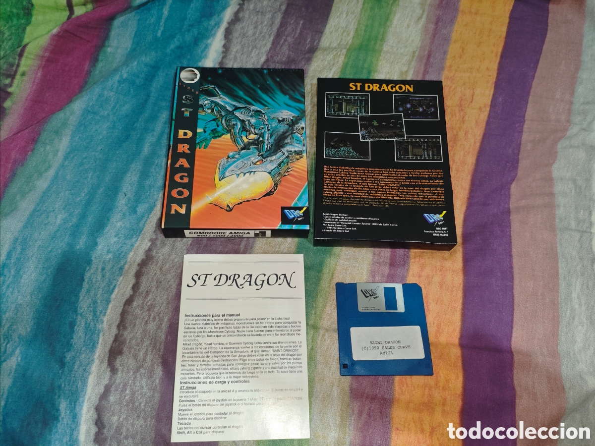Videojuegos y consolas: Commodore amiga ST Saint Dragon - Foto 1