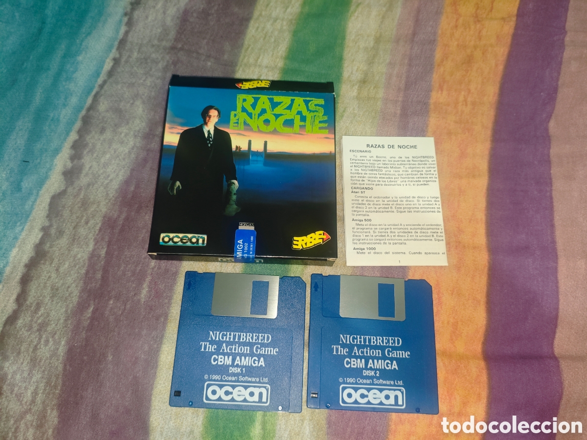 Videojuegos y consolas: AMIGA Razas de Noche (Nightbreed) + mapa - Foto 2