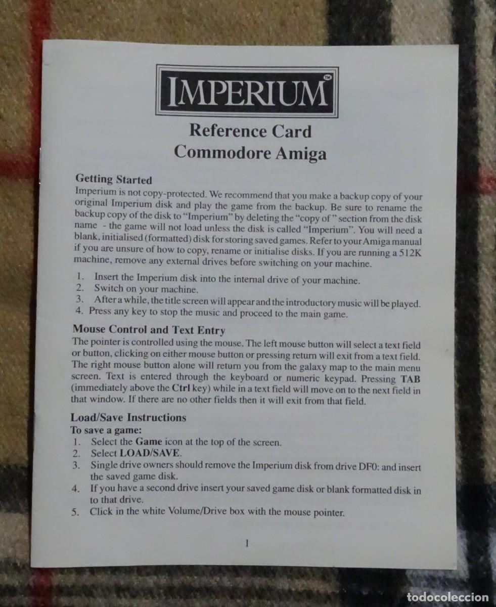 Videojuegos y consolas: IMPERIUM. ELECTRONIC ARTS. COMMODORE AMIGA. &iexcl;FUNCIONANDO! - Foto 10