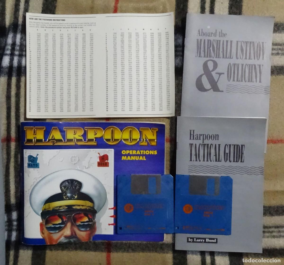 Videojuegos y consolas: HARPOON. ELECTRONIC ARTS. COMMODORE AMIGA. &iexcl;FUNCIONANDO! - Foto 9