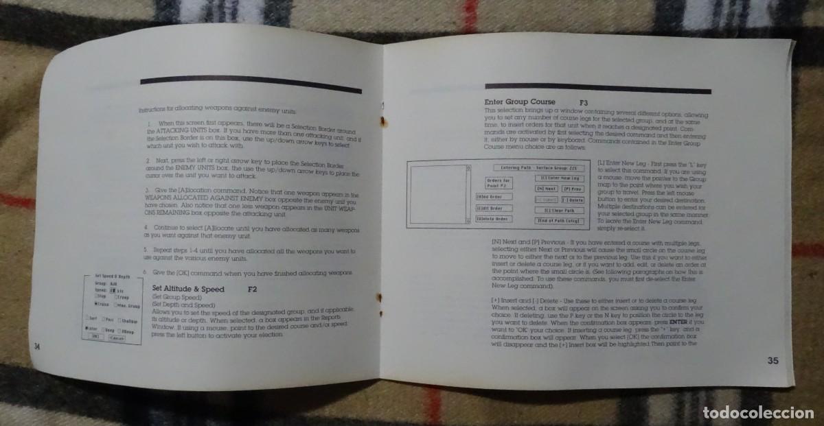 Videojuegos y consolas: HARPOON. ELECTRONIC ARTS. COMMODORE AMIGA. &iexcl;FUNCIONANDO! - Foto 14