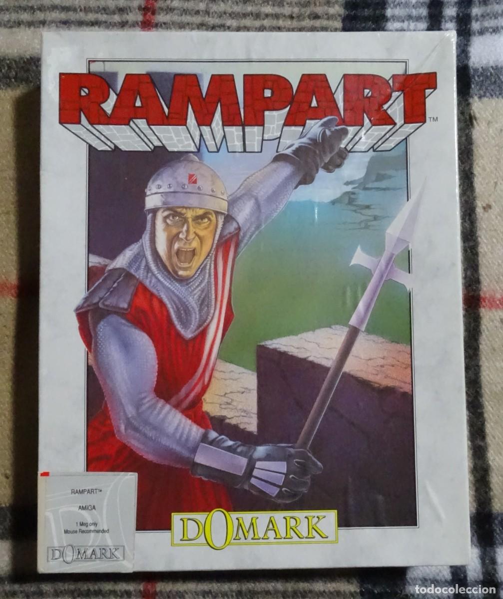 Videojuegos y consolas: RAMPART. DOMARK. COMMODORE AMIGA. &iexcl;FUNCIONANDO! - Foto 1