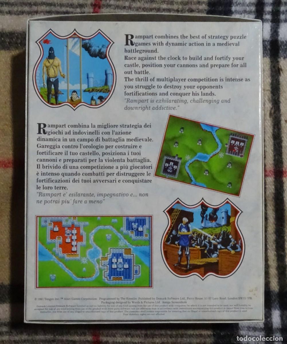 Videojuegos y consolas: RAMPART. DOMARK. COMMODORE AMIGA. &iexcl;FUNCIONANDO! - Foto 3