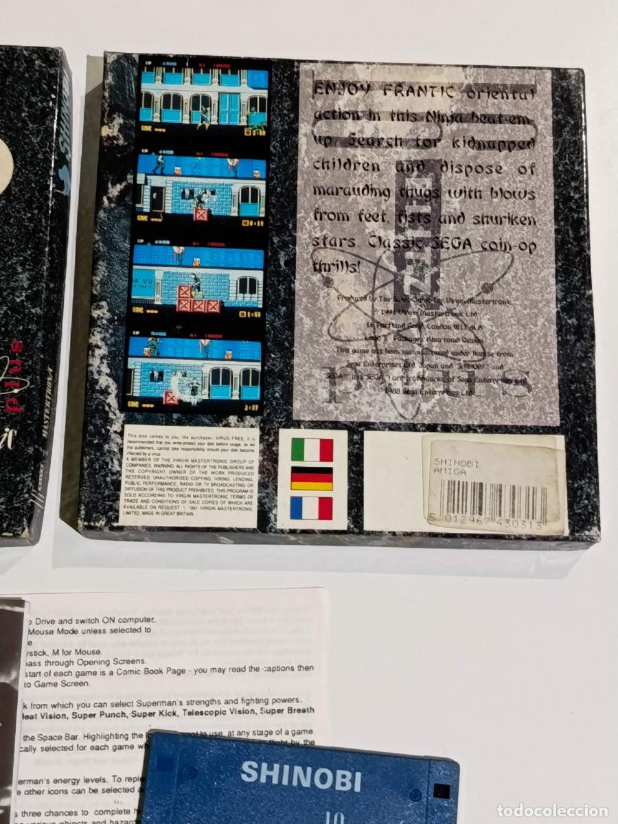 Videojuegos y consolas: Juego commodore Amiga Shinobi - Foto 2